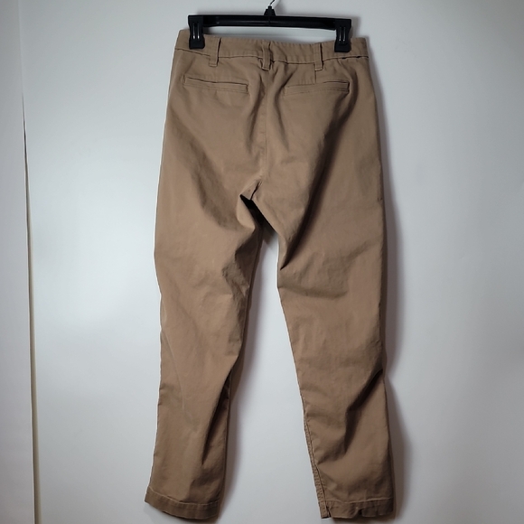 J. Crew High-Rise Girlfriend Chino w/Pockets Straight-leg ~Camel - Picture 3 of 8